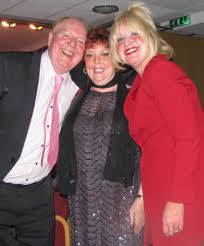 Patti Gold (centre) with Jimmy Cricket and wife